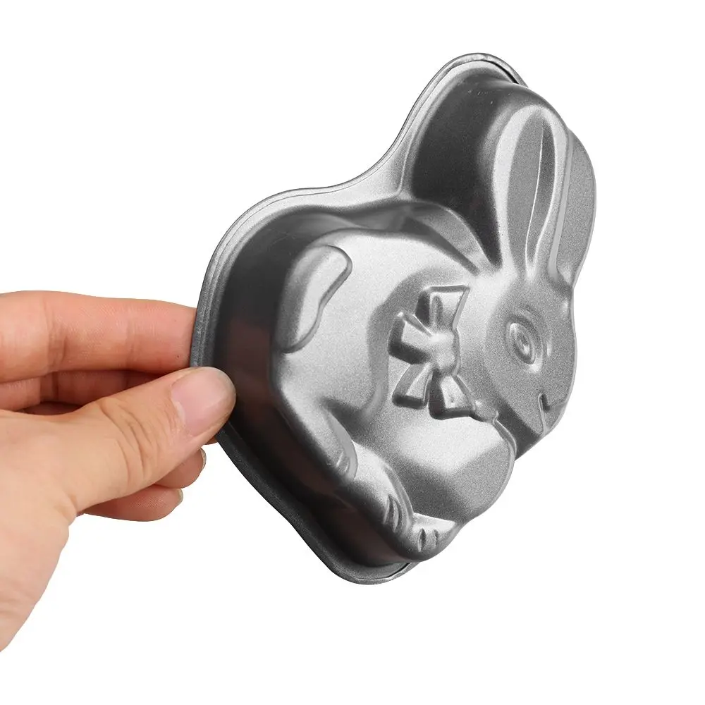 4InchHomeKitchenCarbonSteelBakewareRabbitBearShapeCakeTray
