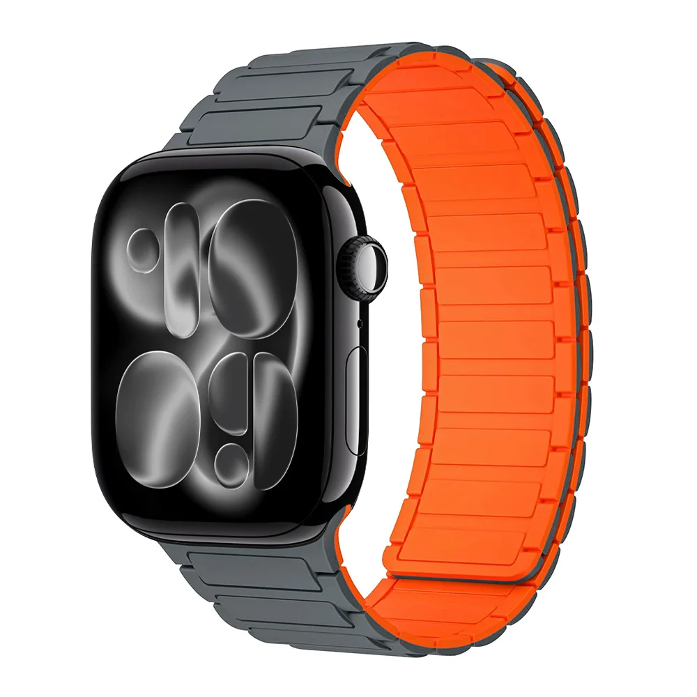 Magnetic Link Bracelet for Apple Watch - Elegant and Secure Strap