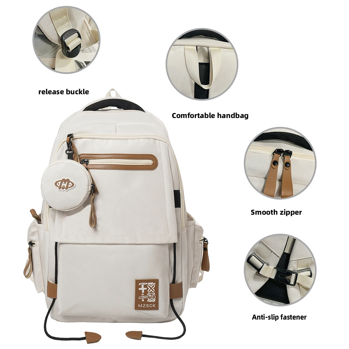 2025 New Fashionable Schoolbags for Junior High and High School Students, Women's Burden-Reducing Spine-Protecting Lightweight Schoolbags, Backpacks with Large Capacity for Men