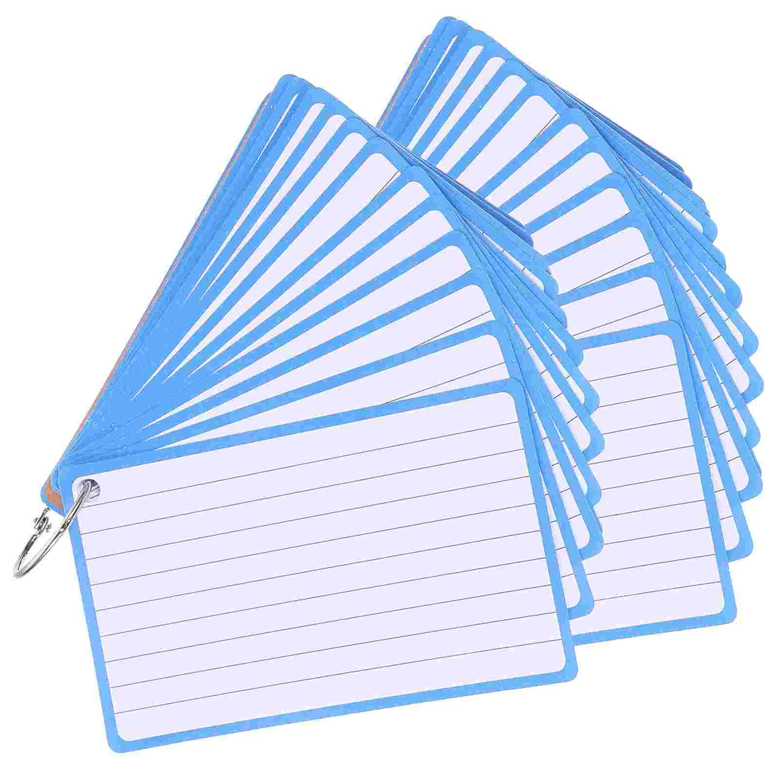 2 Books of Lined Flash Cards Colorful Flash Cards Blank Colored Card Index Cards for Office