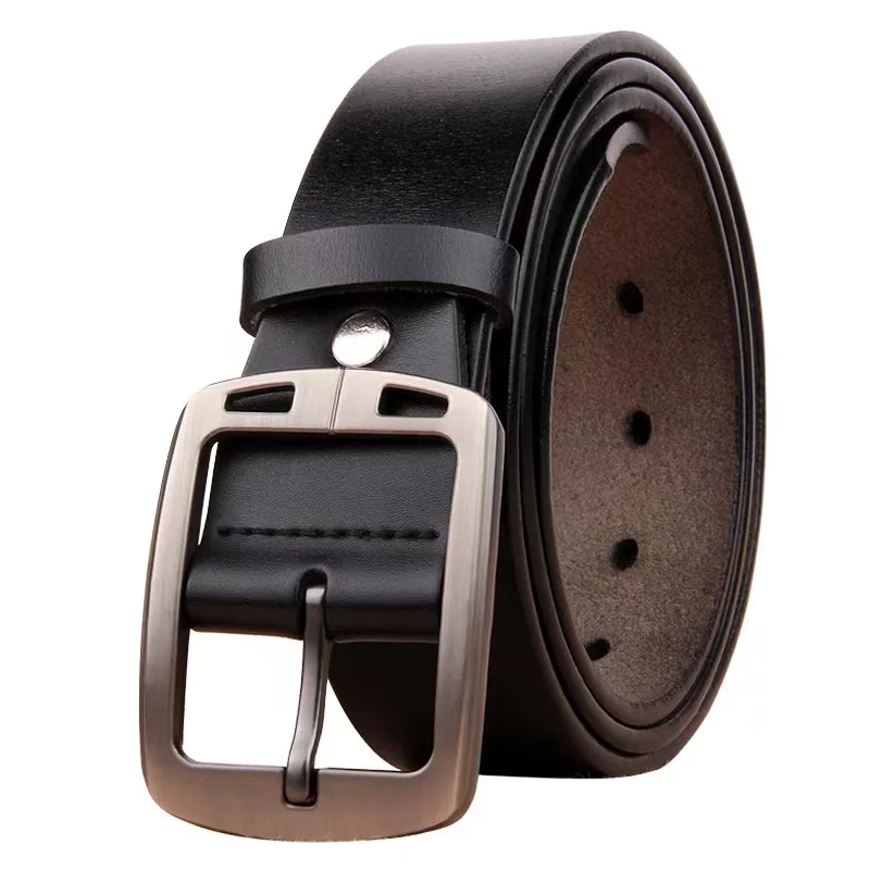 

Men Genuine Leather Belts Cowboy Wide High Quality Buckle Belts for Men Brand Luxury Leisure Vintage Jeans Strap