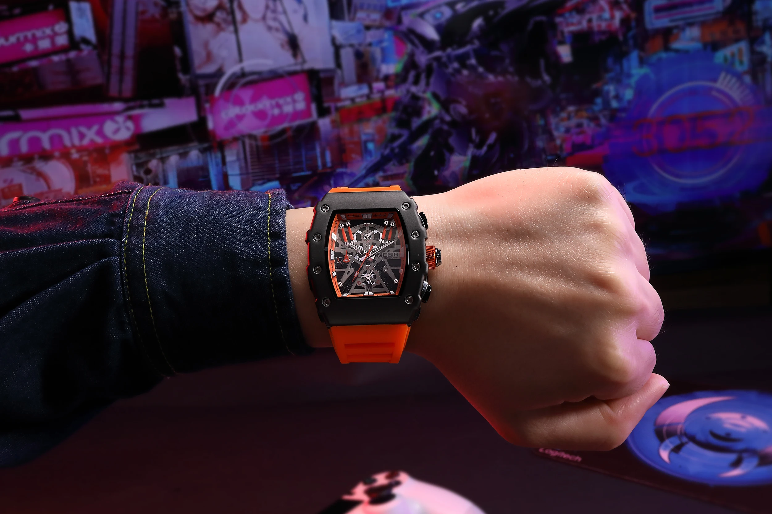 s Mens es Sports Military Wrist Date Luminous Quartz Clock Chronograph for Mens 2218_voghion.com