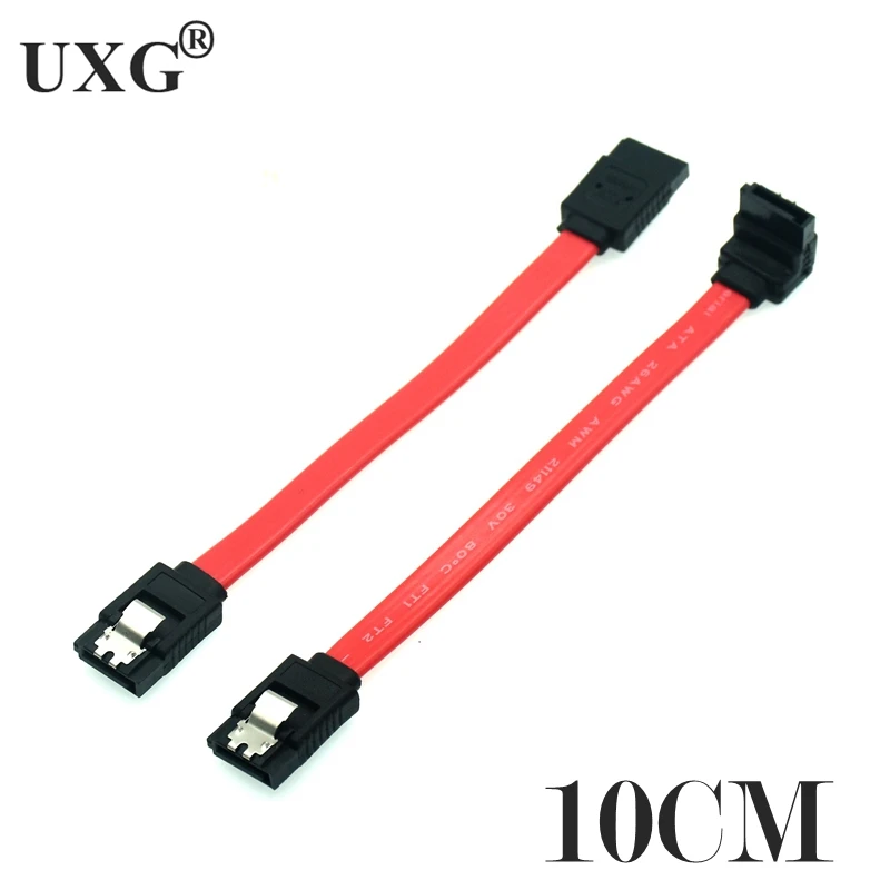 7Pin 7P SATA 3.0 Cable 10cm Serial ATA Short DATA Cable For HDD SSD Cord line 7pin sata short cable 0.1m