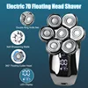 5 in1 Head Shavers for Men 7D, Cordless Bald Head Shaver Wet&Dry Waterproof Electric Razor for Men with LED Display Grooming Kit 3