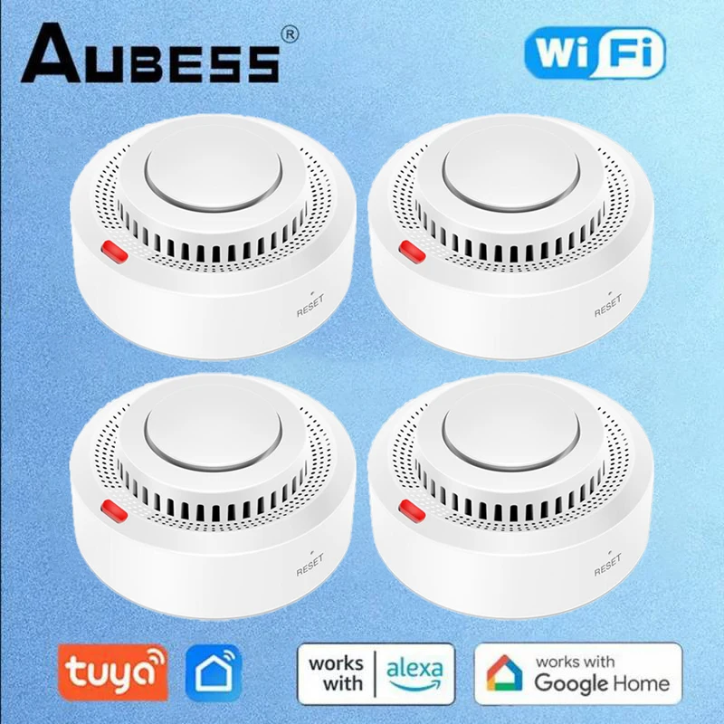 Aubess Wi-Fi датчик дыма сигнализация
