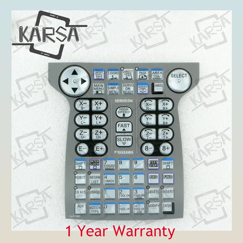 

New for YKS-700E Membrane Foil for Yaskawa Robot Teach Pendant Yaskawa YKS-700E Front Film Overlay