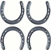 1/4 Pcs Cast Iron Horseshoes  Hoof Care Excellent Grip and Stability Features Resistant to Wear and Tear for Long Term Use 2