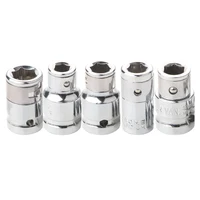 Hex Socket Bit Chamfer Converter 1/4 3/8 1/2 Square Drive To 1/4 Screwdriver Bit Adapter For Rachet Wrench Repairing Hand Tools 2