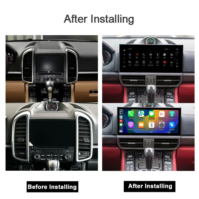 Carplay Android 13 Car Radio for Porsche Cayenne 2010-2017 QLED GPS Autoradio 8+256G Navigation Stereo Wifi Multimedia Player 2