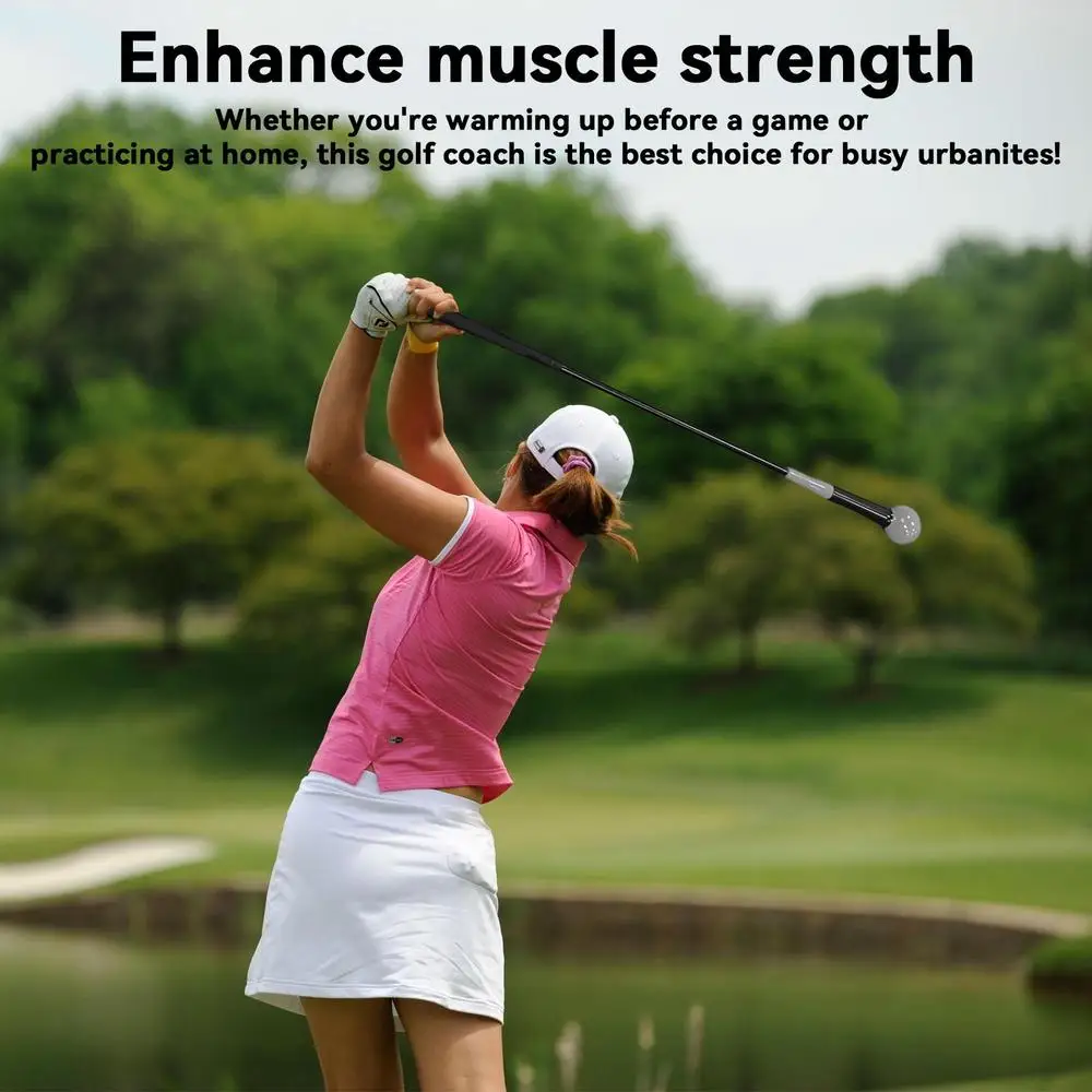 Description Picture 3 of itemGolf Swing Training Aid Indoor Golf Training Aid Warm-Up Stick For Flexibility Balance Tempo Training Aids Indoor Golf Training