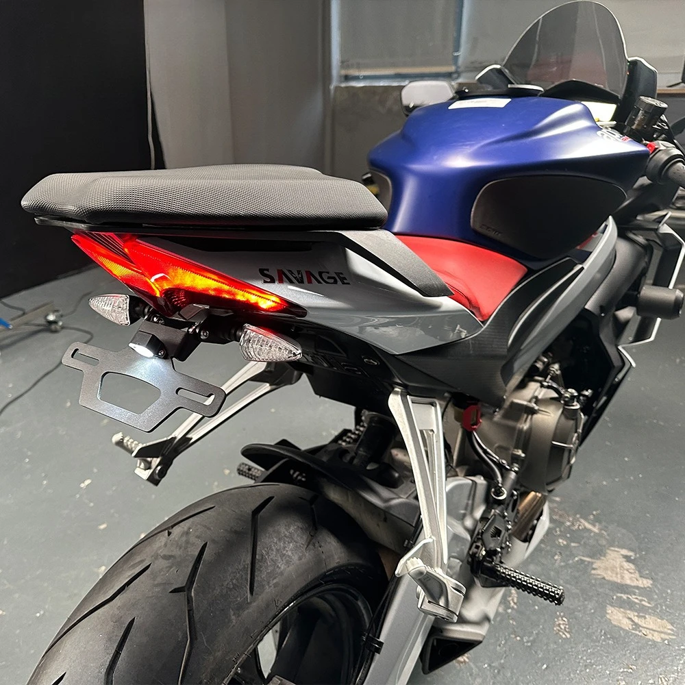 Aprilia RS660 RSV4 1100 Tuono V4 660 2020-2025 LED 플레이트 라이트 리어 테일 프레임 펜더 제거기 번호판 홀더