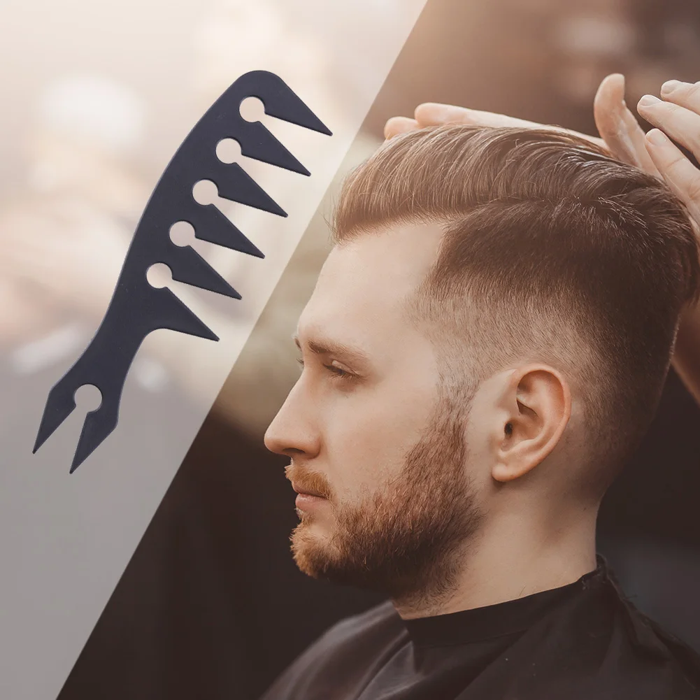 전문 넓은 이빨 빗 헤어 브러시, 이발사 헤어 염색, 커팅 컬러링 브러시, 남자 헤어 스타일링 도구