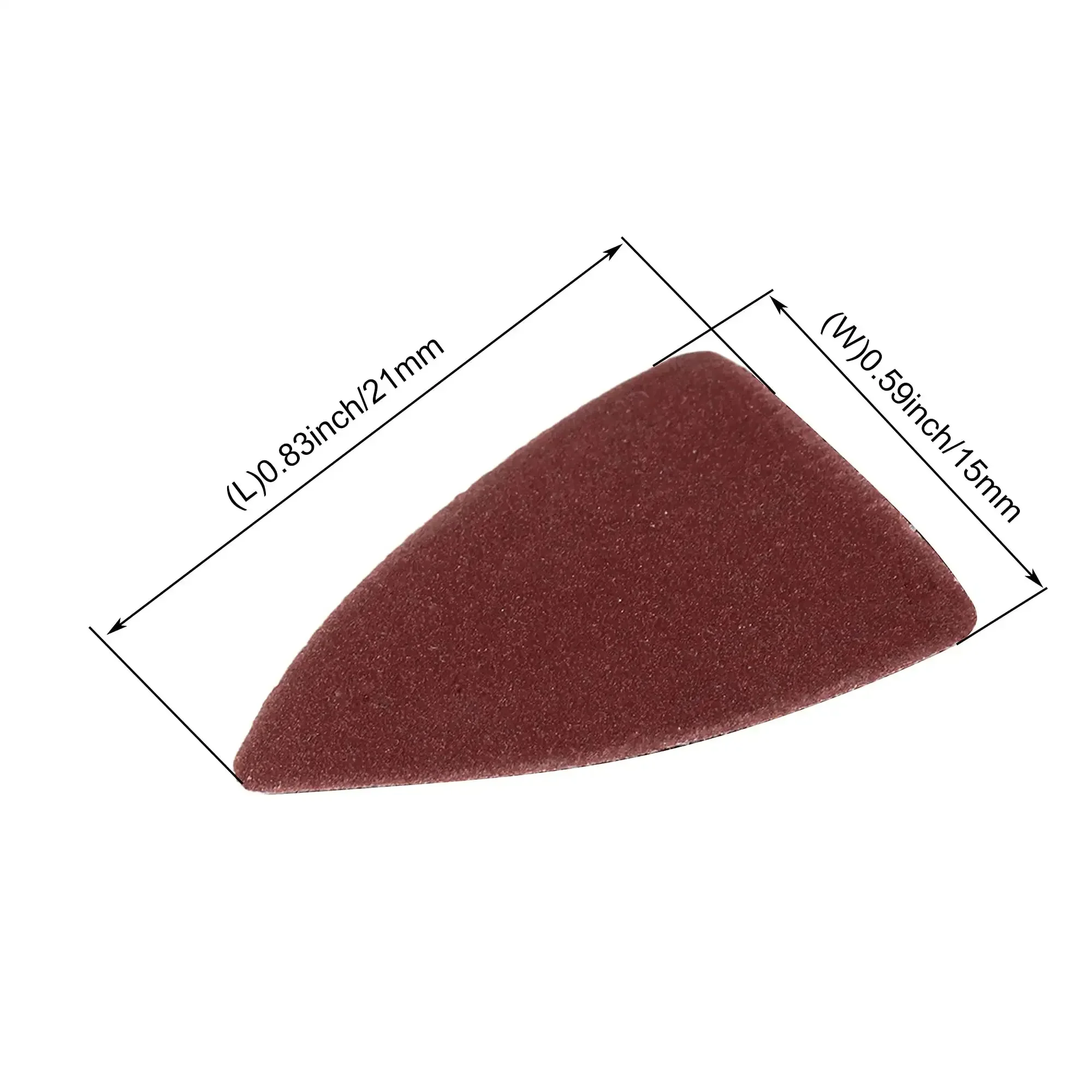 Triangle Finger Detail Sander Disc 38*55 mm 20 Pcs 60/80/120/180/240/320 Grits Durable and Practical Material For Wood Sanding sanding discs polish sand paper sandpaper tools