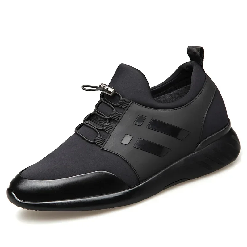 Men's Leather Shoes with Invisible Inner Height Wear-resistant Genuine Leather Sports Casual Shoes leather shoes