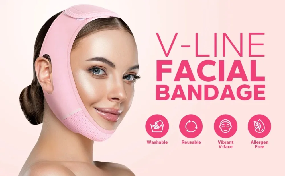 Breathable Face Slimming Bandage V-Line Chin Lamp; Cheek Lift Strap