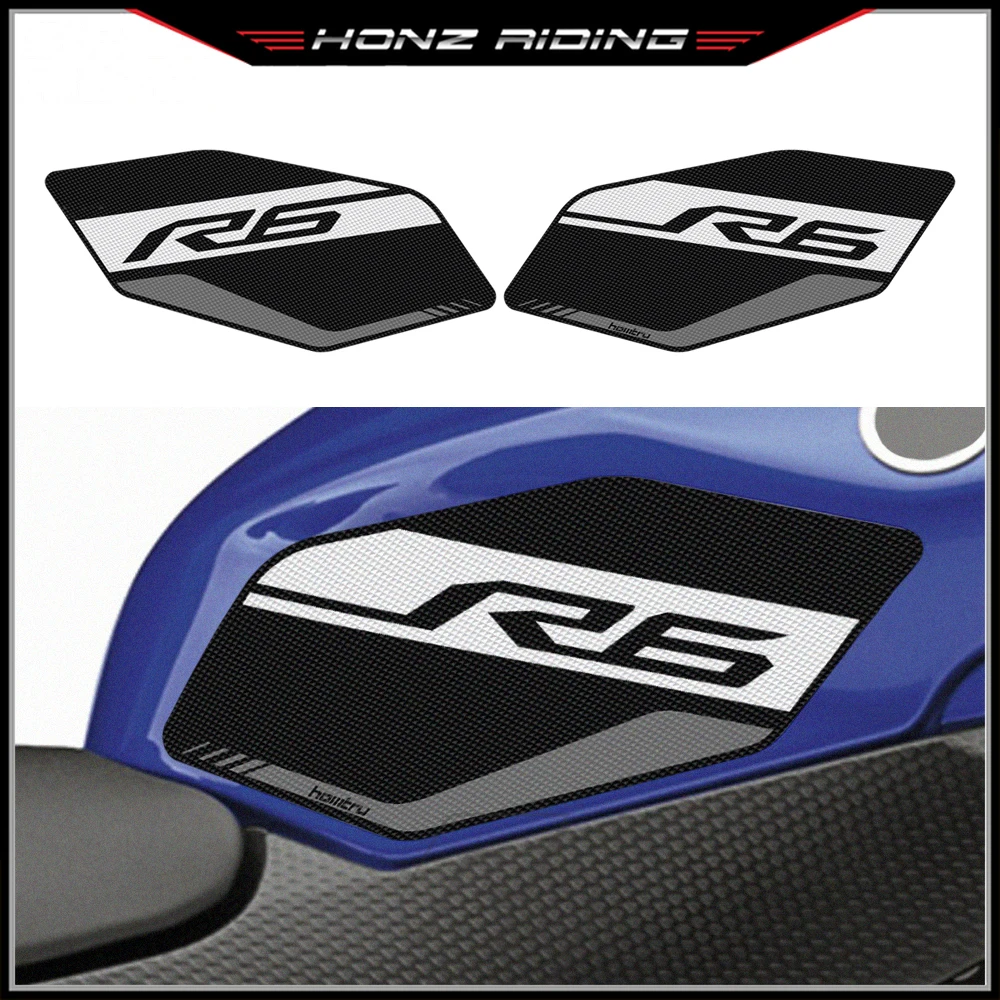 For Yamaha YZF R6 2008-2016 Sticker Motorcycle Accessorie Side Tank Pad Protection Knee Grip Mats