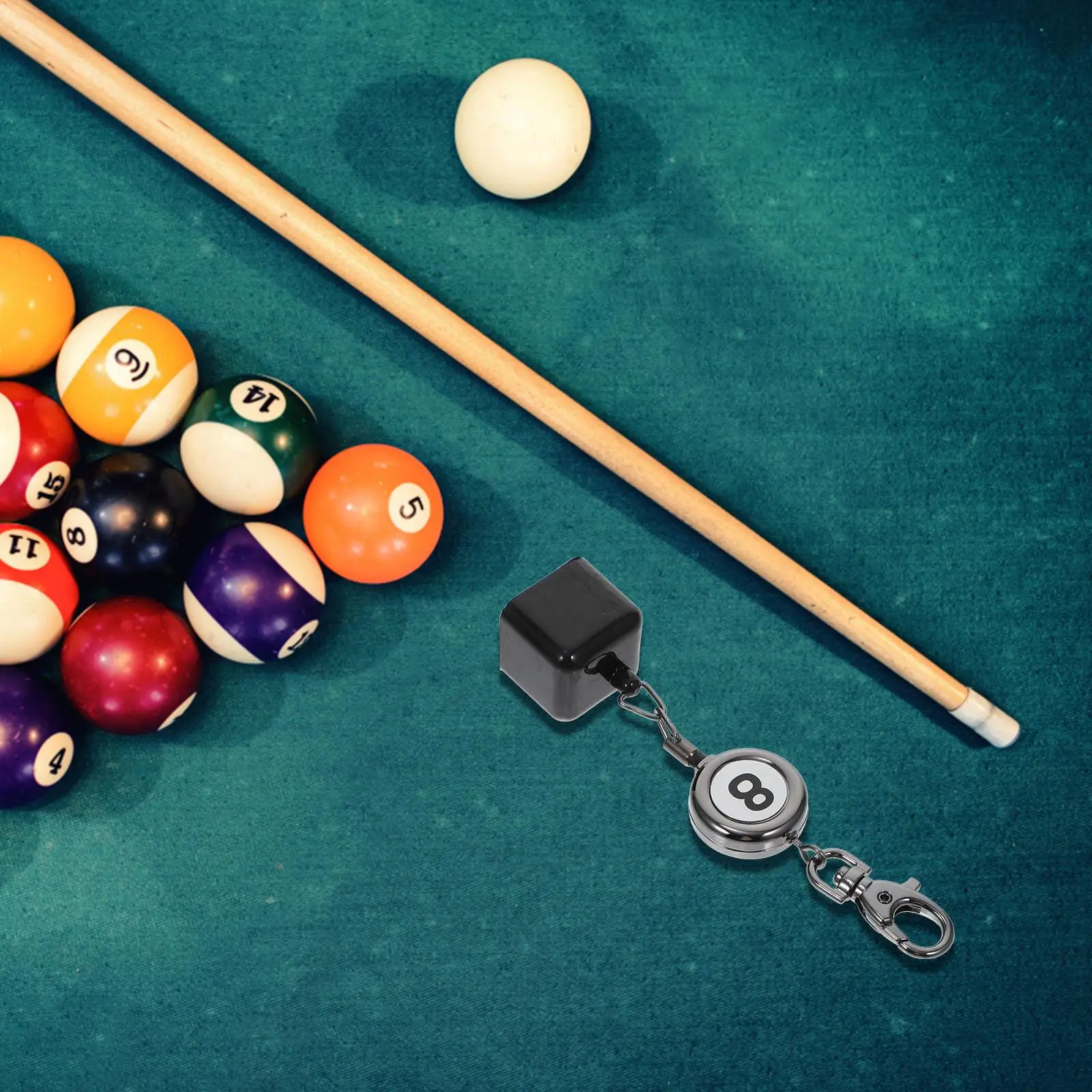 Durable Compact Pool Chalk Holder Snooker Chalk Holder Billiard Supply Pool Table Accessories Lightweight Portable Keychain