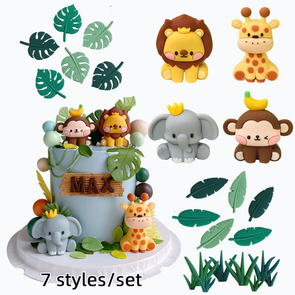 Decorazioni Per Torte Animali Della Giungla(849) - Alibaba