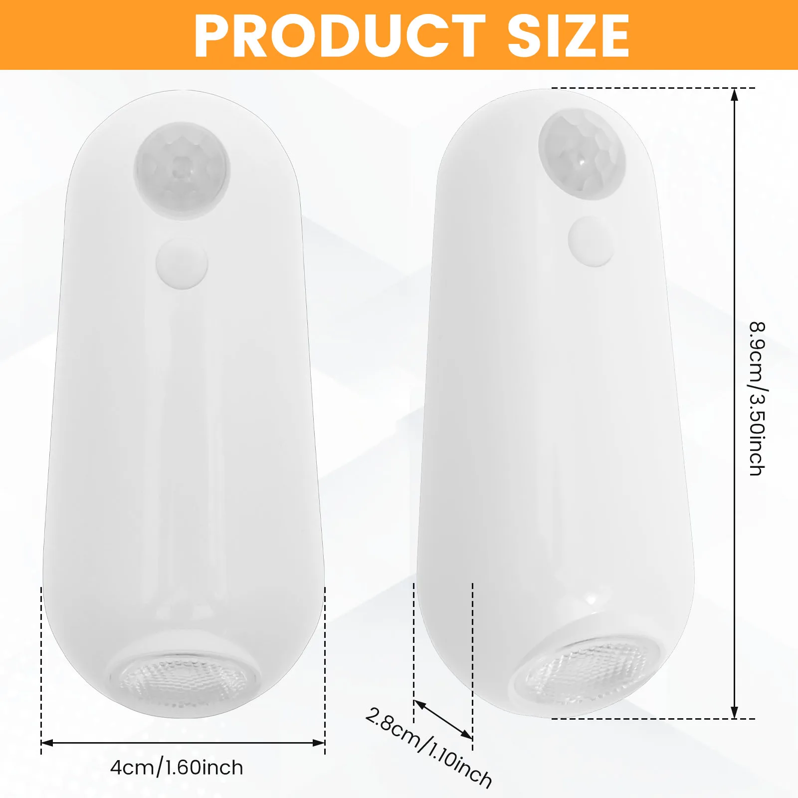 8 Color Changing Toilet Bowl Light USB Rechargeable Motion Sensor Night light for Bed Feet Cabinet 
Home Decor Toilet Light