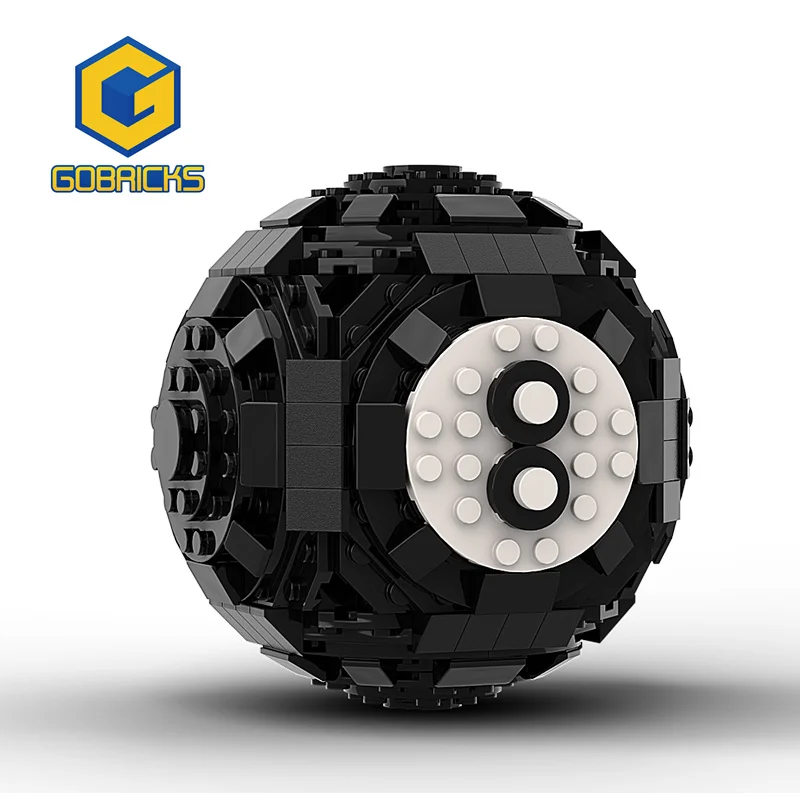 

Gobricks Creative Billiard Black 8 Ball Building Blocks Design Toys for Children's Education Bricks Collection Model Kids Boy
