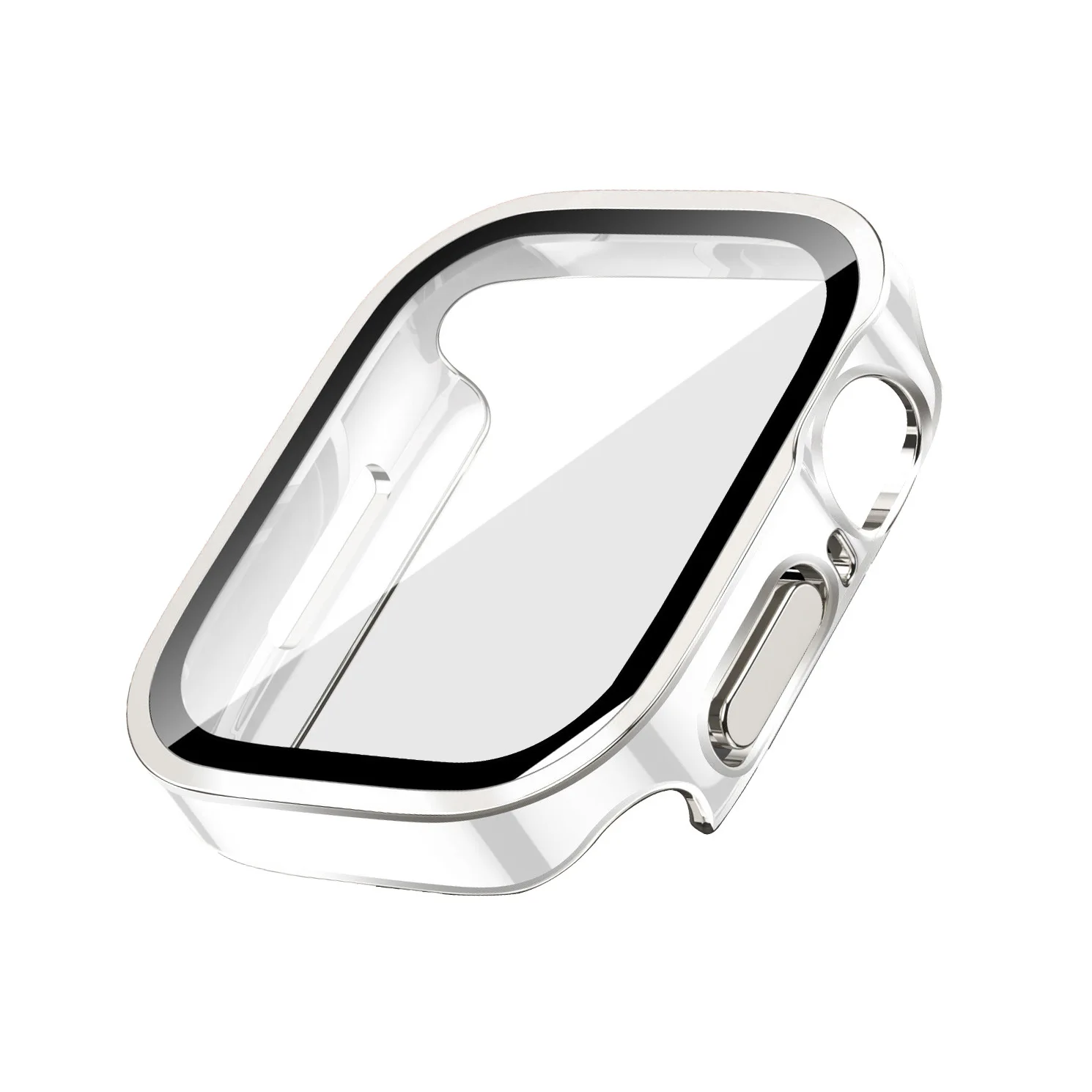 Premium Tempered Glass Case with Screen Protector – Straight Edge Cover