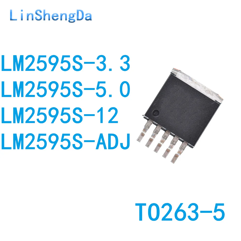 

10PCS LM2595SX LM2595S-5.0-3,3-12 SMD TO-263 стабилизатор напряжения
