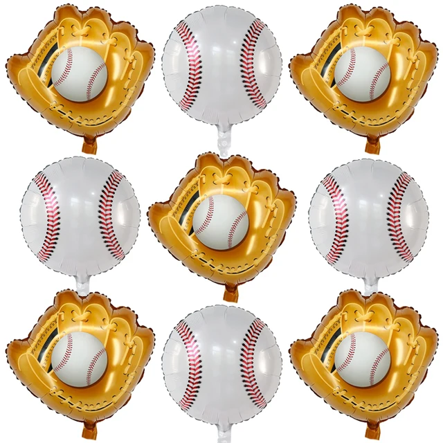 Basketball Mini Cascade Centerpiece – 7.5” Metallic & Boardstock Decor For Sports Parties - View #6