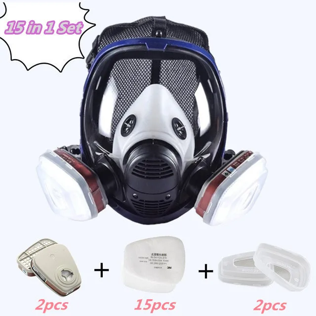 Vêtements De Protection Masque À Gaz 6800 Boîte De Filtre À Charbon P A 1  Grande Lentille PC Respirateur En Caoutchouc De Protection Intégrale Tuyau  De 0,5 M Travail De Sécurité Chimique HKD230825 Du 16,98 €