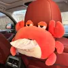 Cute Lion Cartoon Tissue Box Female Plush Decoration Items Home Car Cardboard Box Paper Towel Holder 6