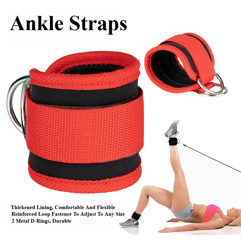 Fitness Ankle Straps Adjustable Gym Leg Strength Workouts With Buckle Sports Guard Abductors For Gantry Training Butt Device