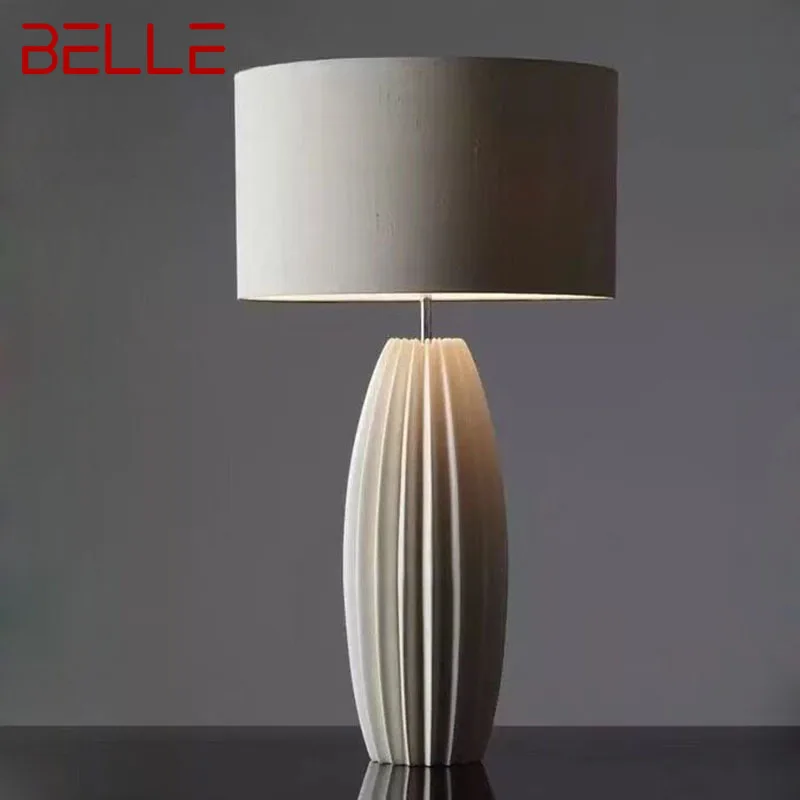 

TEMAR Modern Ceramic Dimming Table Lamp LED Creative Nordic Bouffancy Desk Light Decor for Home Living Room Bedroom