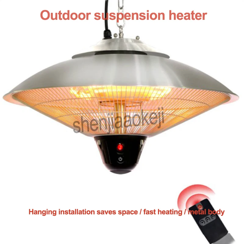 

Commercial Umbrella-shape Heater Hanging Restaurant Cafe Hotel Office Electric Heater Stainless Steel Outdoor suspension heater