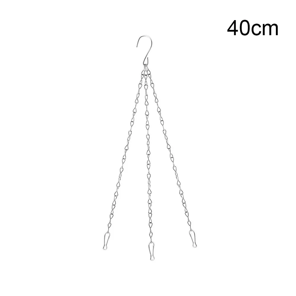 Hanging Chain Flower Pot Spare Metal Sturdy Easy To Install Garden Hanging Basket Metal Replacement High-quality 3