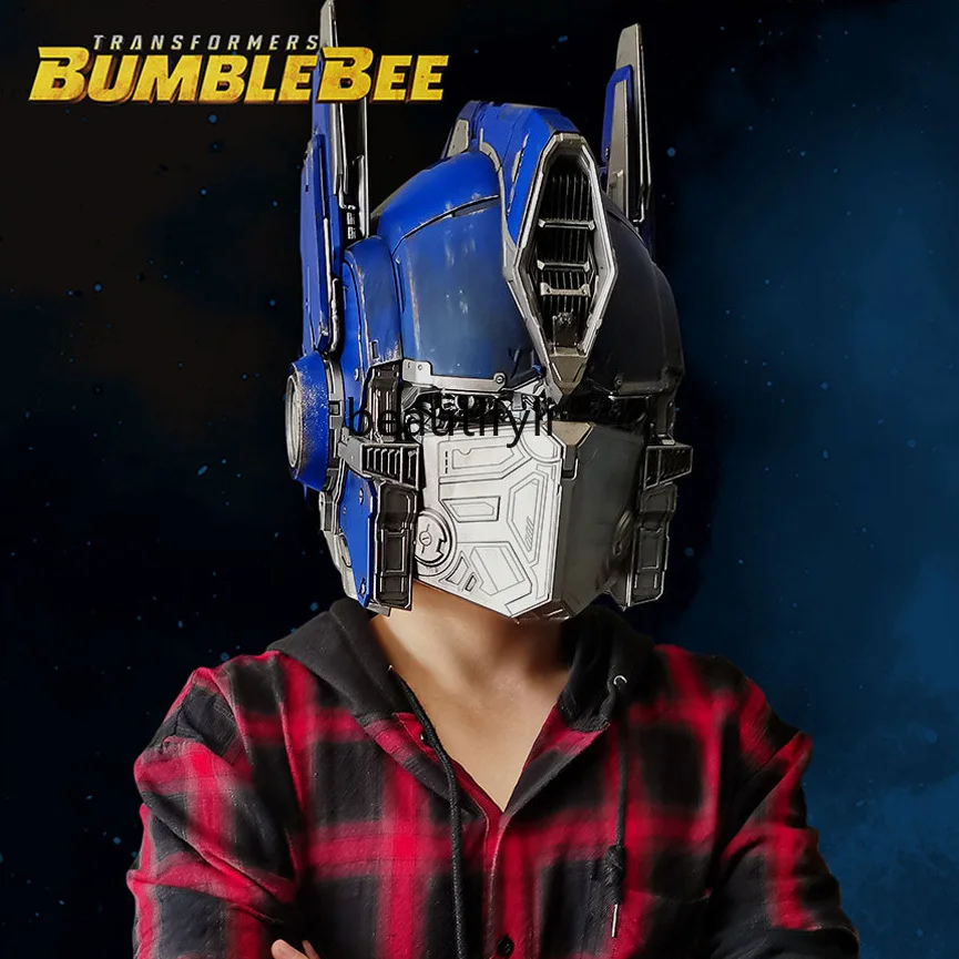 

zq Spot Genuine Children Optimus Prime Wearable Helmet Bluetooth Speaker