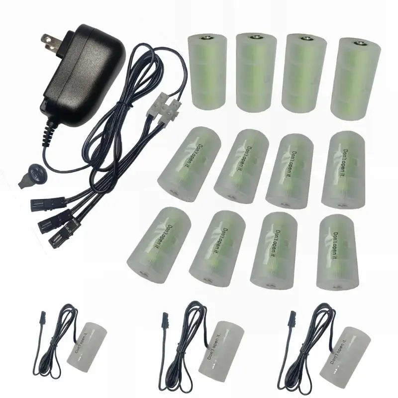 장난감 컨트롤러 R2LB용 1.5V LR20 D+LR14 C 배터리용 더미 배터리에 미국/EU/UK 플러그
