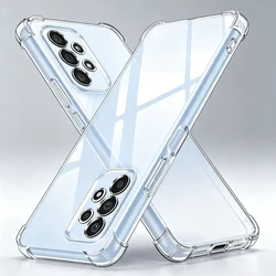 Luxury Anti - Drop TPU Clear Phone Case Cover - Galaxy A42 5G (Clear)