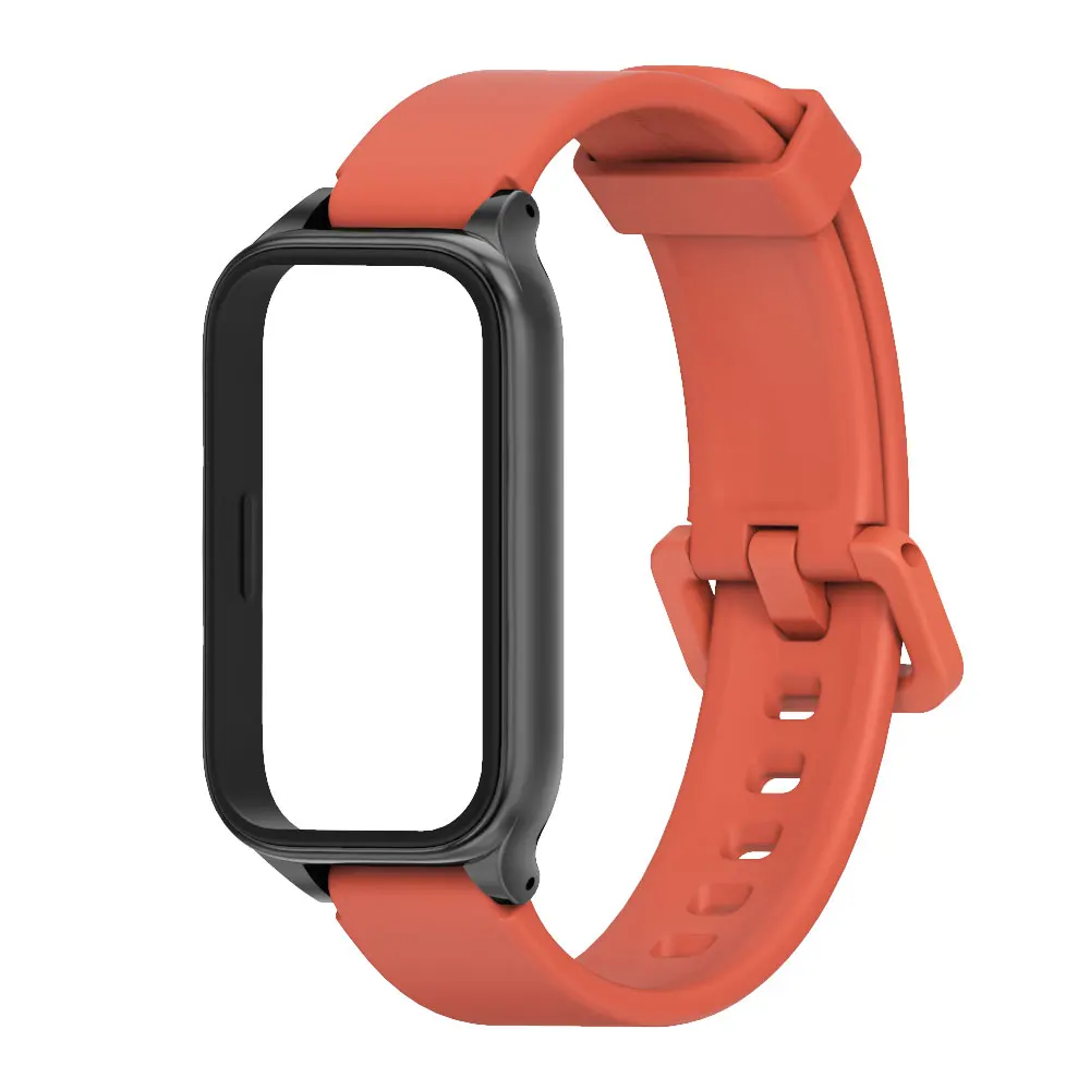 ตัวเลือกสินค้า สายรัดซิลิโคนสำหรับ Mi Band 9/8 Active นุ่มสบาย ใส่สบายตลอดวัน