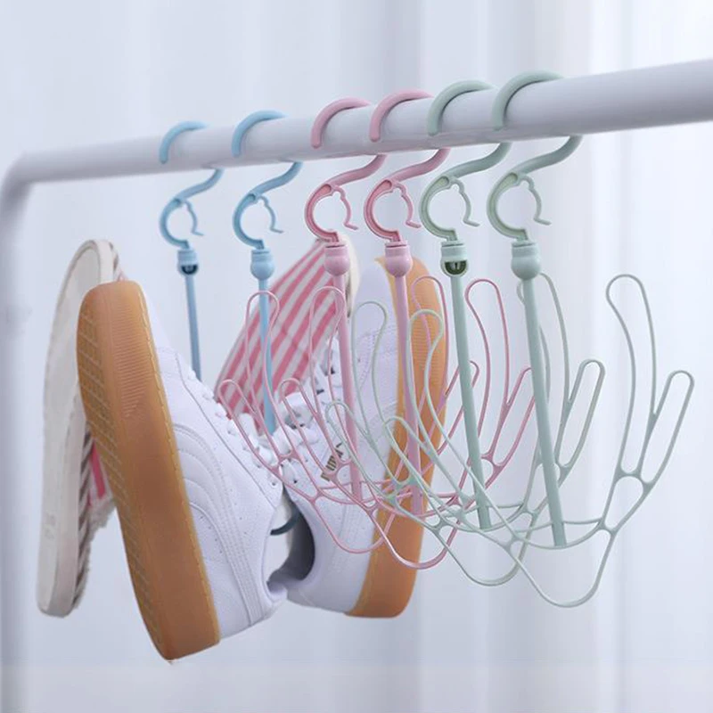 Shoe rack 3PCS/1PC Hanging Balcony Drying Dormitory Storage