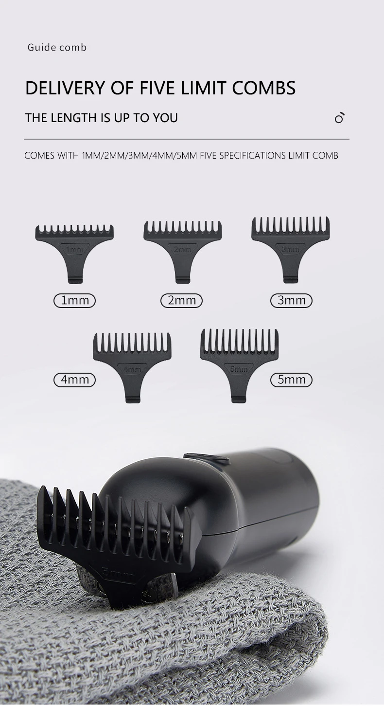 Máquina de Cortar Cabelo Elétrica Bateria Recarregável Men Shaver Cabeça Rinseable Profissional Aparador Barba Usb 8 Computers & Electronics