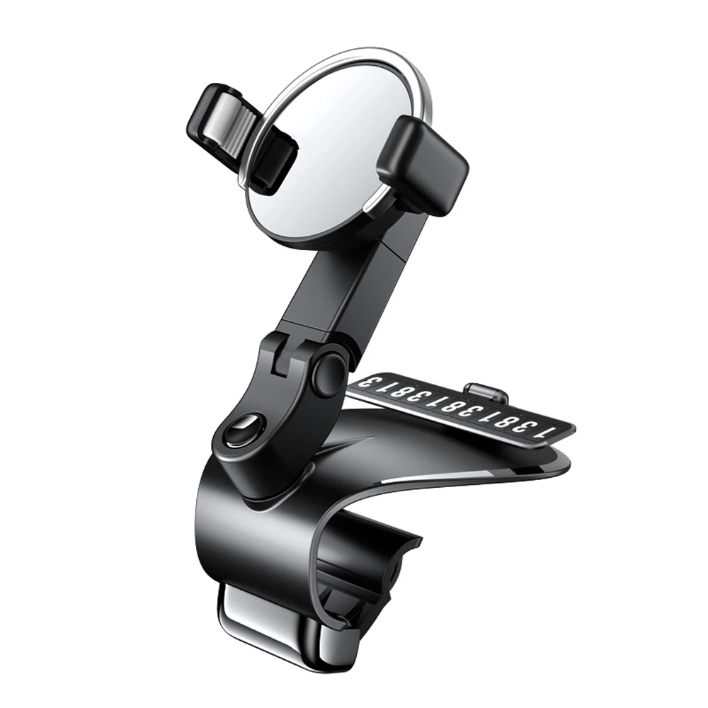 

Universal 360 Rotating Cell Phone GPS Car Dashboard Mount Phone Holder Stand Hud Clip-On Cradle Phone Bracket Car Holder