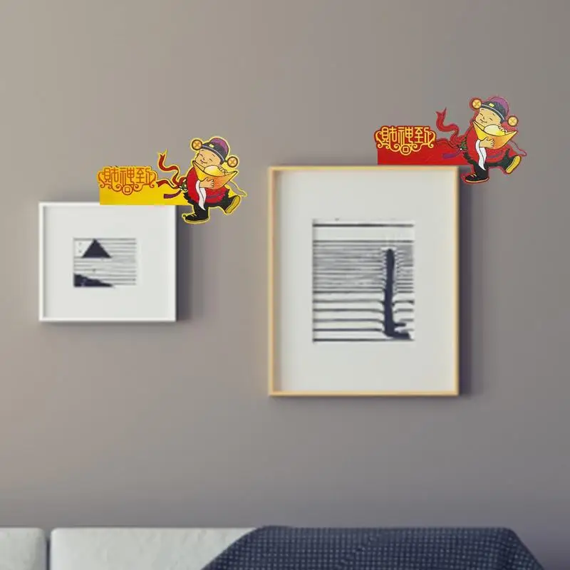 Porta Angolo Segno Ricchezza Dio Porta Telaio Segno Decorazione Porta In Legno Segno Per Porta Telaio Tv Frigorifero Capodanno Cinese