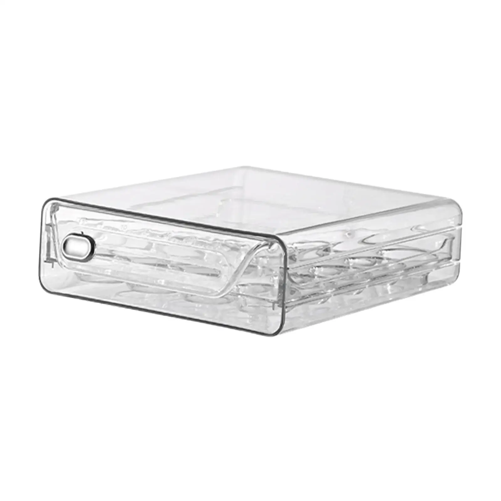 Eggs Organizer Drawer Transparent Egg Holder Double Layers Eggs Container for Cabinet Kitchen Countertop Fridge Cupboard 2