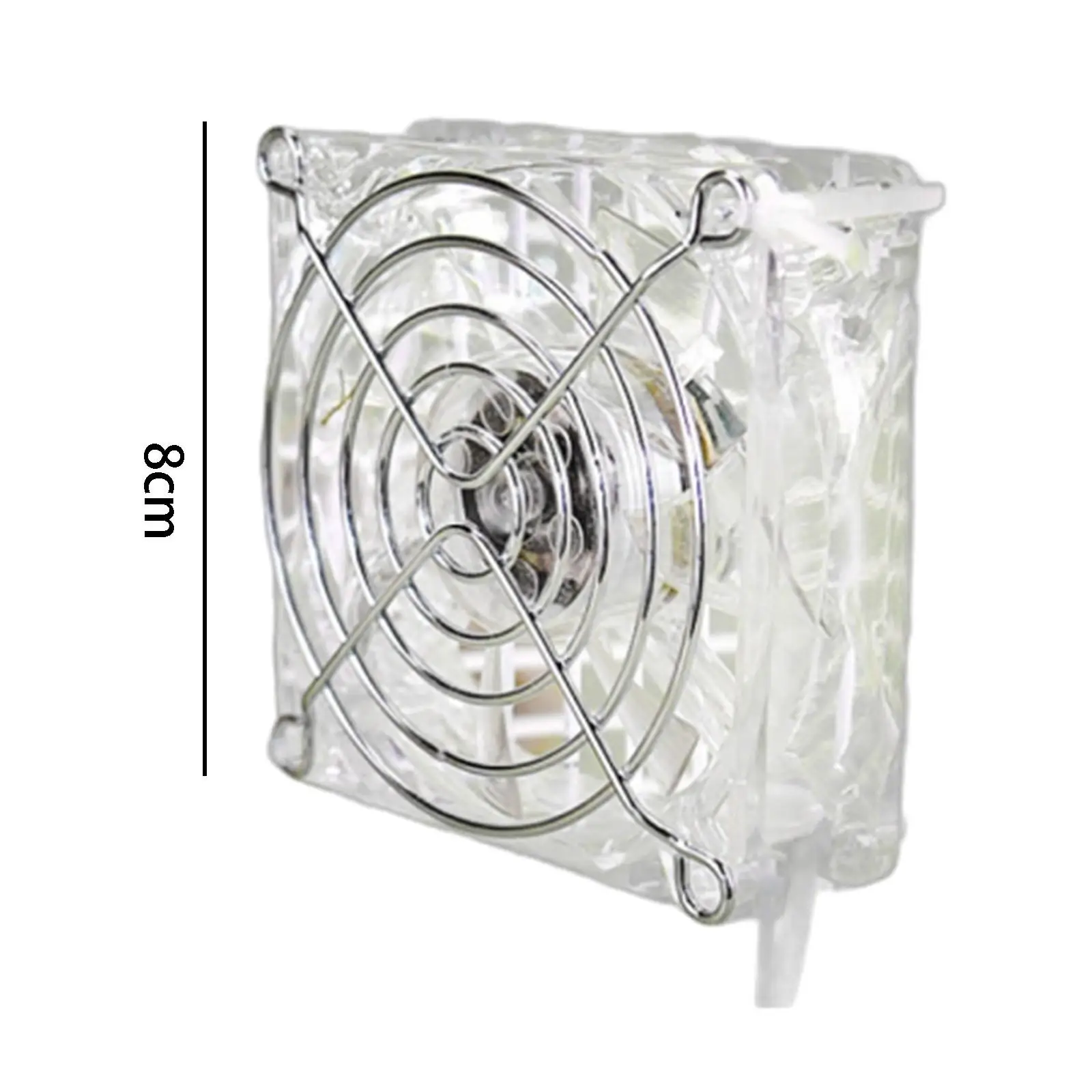 Hamster Cage Cooling Fan Plug and Play Avoid Overheating Summer Cooling Air Fan for Puppy Bird Small Cat Small Pet Rabbit