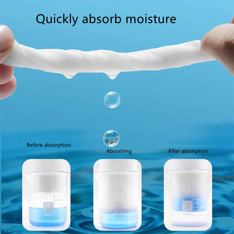 Pearl pattern disposable face towel cotton gentle facial cleansing reusable dry and wet makeup towel