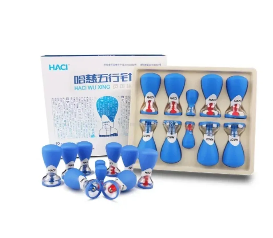 Professional 10pcs/6pcs Magnetic Cupping Therapy Set - Silicone Vacuum Massage Cups for Muscle Pain Relief, Detox & Acupressu