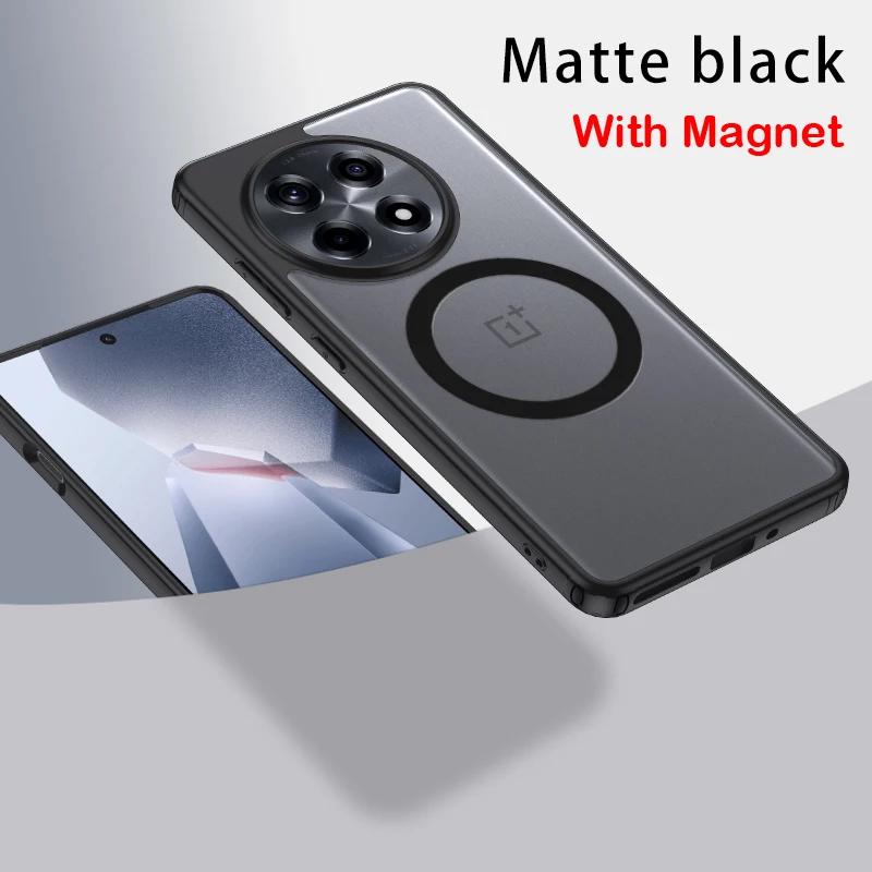 Enhanced Magnetic Crystal Clear Shockproof Case with Lens Protection
