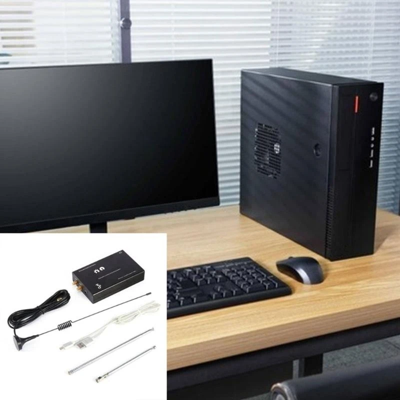 SZSU 소프트웨어 정의 라디오 1MHz 6GHz 데모 보드 +TCXO +금속 케이스 +안테나