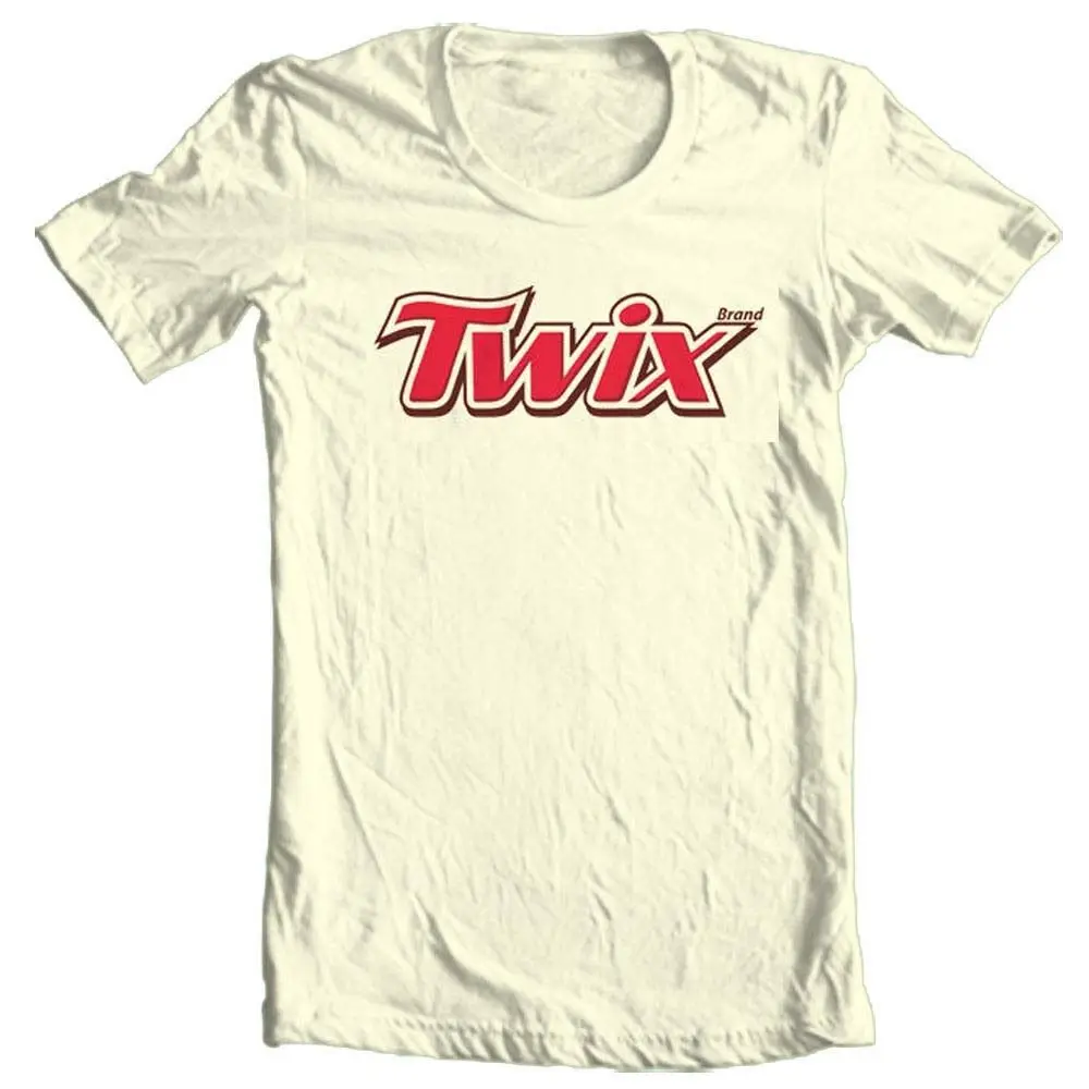 T-Shirt Twix Candy Bar Retro 70'S 80'S Adult Regular Fit Cotton Graphic Tee
