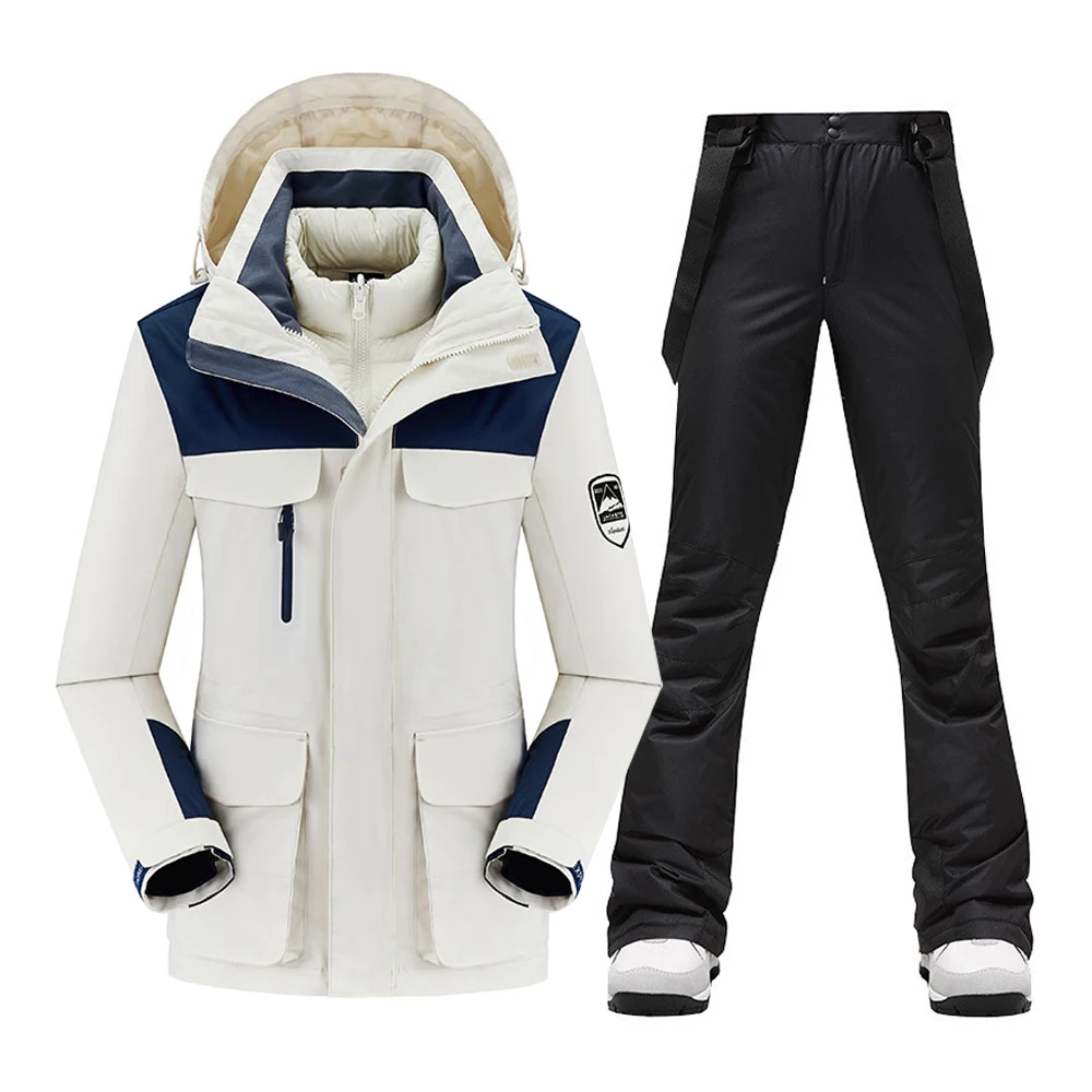 Ski Suit Women Winter Skiing Snowboarding Clothes Thick Warm Waterproof Ski Down Jackets Outdoor Snow Jacket For Women Brand winter jacket,ski jacket