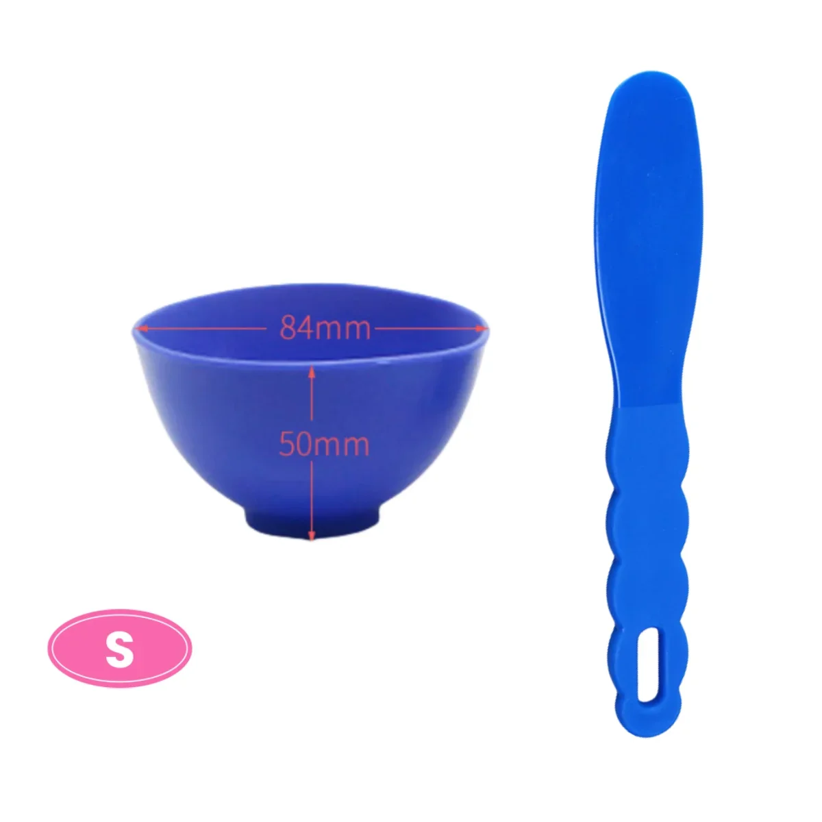 2 יחידות / מערכת קערות ערבוב למעבדת שיניים עם קיט מקל גומי גמיש פלסטיק ספטולה עבור אלגינט דפוס גבס חומרי מעבדה